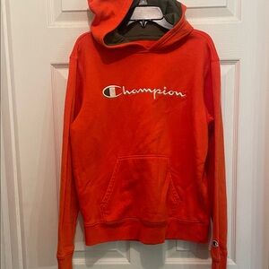 Champion boys xl Bright orangeHoodie